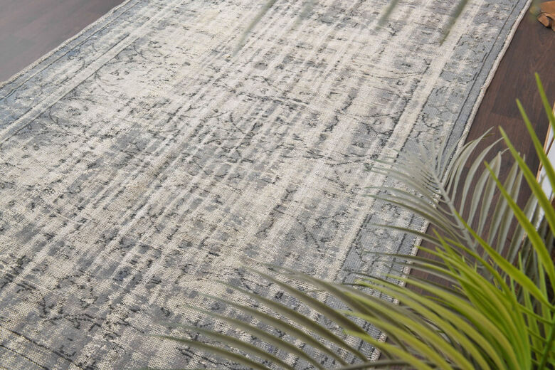 Vintage Anatolian Distressed Area Rug