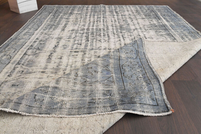 Vintage Anatolian Distressed Area Rug