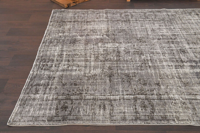 Vintage Anatolian Distressed Area Rug