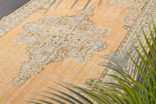 Vintage Oriental Oushak Rug - Thumbnail