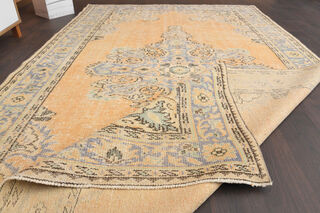 Vintage Oriental Oushak Rug - Thumbnail