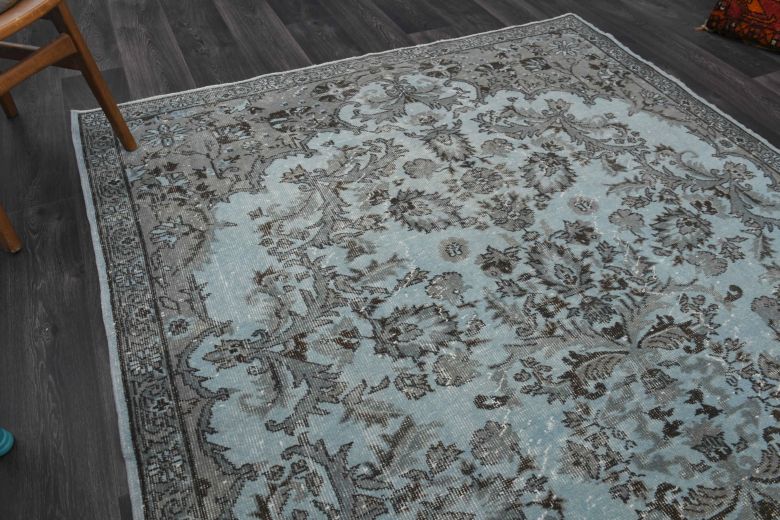 Oriental Blue Turkish Area Rug