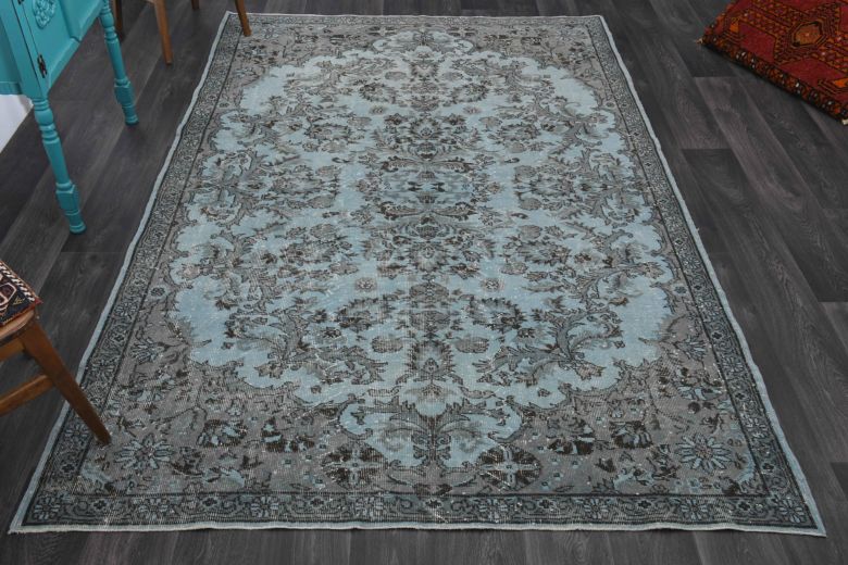 Oriental Blue Turkish Anatolian Area Rug