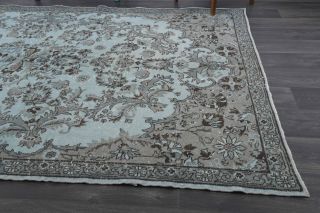 Oriental Blue Turkish Anatolian Area Rug - Thumbnail