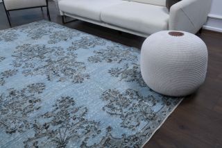 Vintage Blue Area Rug - Thumbnail