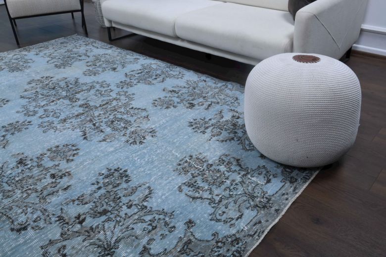 Vintage Blue Area Rug