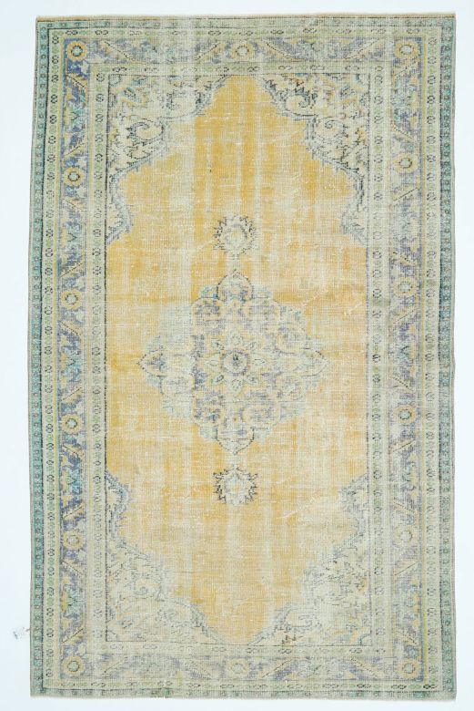 Vintage Anatolian Oriental Area Rug