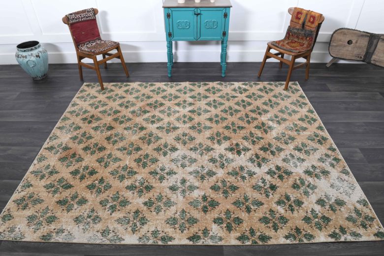 Autumn Leaves - Vintage Turkish Area Rug