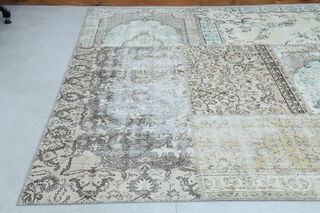 Neutral Patchwork Area Rug - Thumbnail