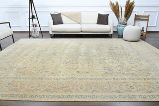 Persian Vintage Oversized Area Rug - Thumbnail