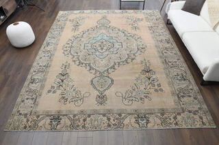 Persian Vintage Oversized Area Rug - Thumbnail