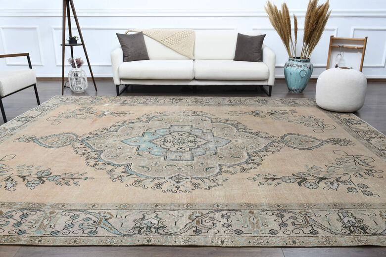 Persian Vintage Oversized Area Rug