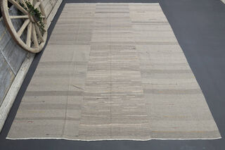 Vintage Oversized Area Hemp Rug - Thumbnail