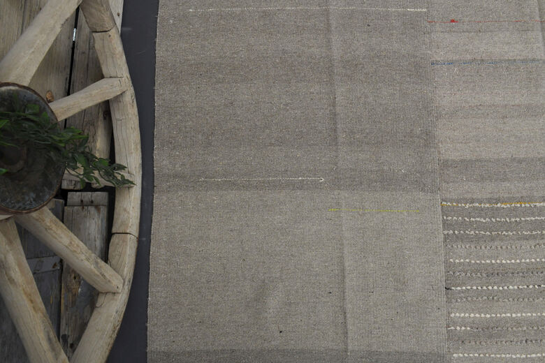 Vintage Oversized Area Hemp Rug