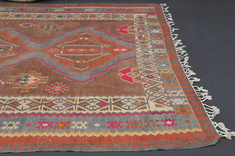 Vintage Oversized Kilim Rug