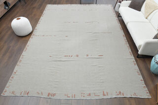 Vintage Oversized Area Hemp Rug - Thumbnail