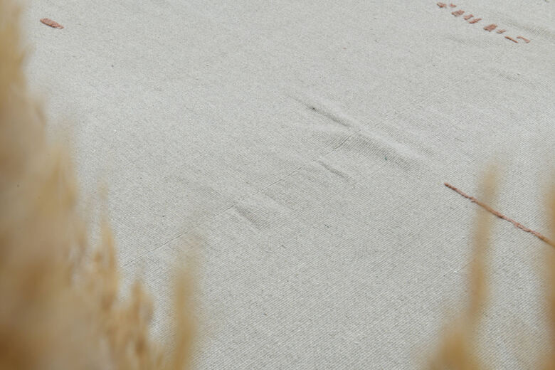 Vintage Oversized Area Hemp Rug