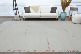 Vintage Oversized Area Hemp Rug - Thumbnail