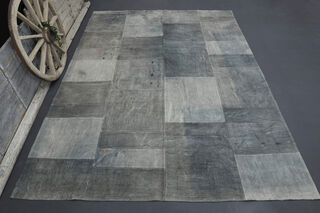 Patchwork Vintage Oversized Area Rug - Thumbnail