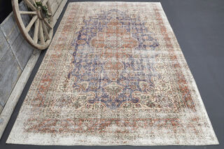 Distressed Oversized Area Rug - Thumbnail