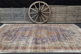 Distressed Oversized Area Rug - Thumbnail