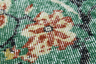 Vintage Green Area Rug - Thumbnail