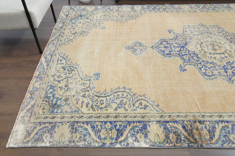 Vintage Large Turkish Area Rug