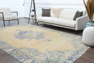 Vintage Anatolian Turkish Area Rug - Thumbnail