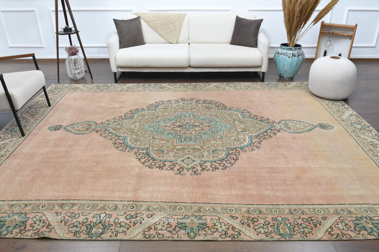 Medallion Vintage Large Area Rug