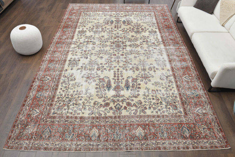 Vintage Oversized Area Rug