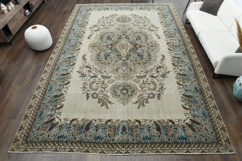 Vintage Oversized Area Anatolian Rug
