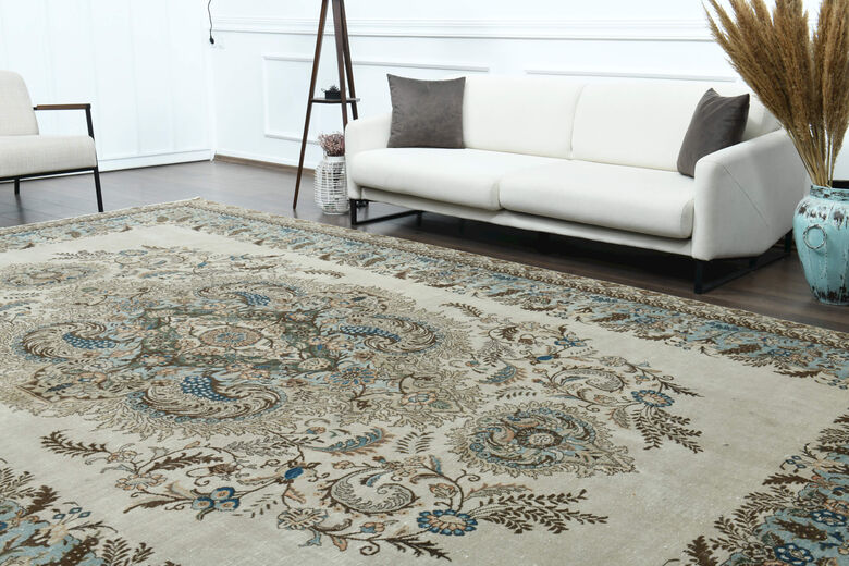 Vintage Oversized Area Anatolian Rug