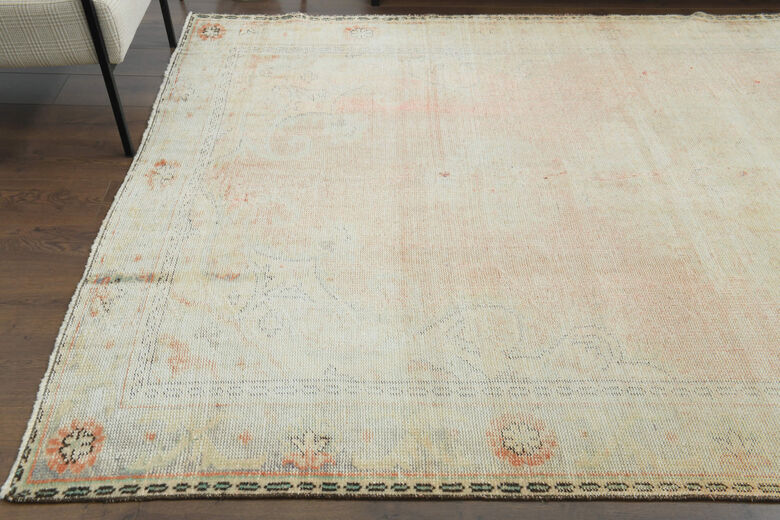 Distressed Antique Area Rug