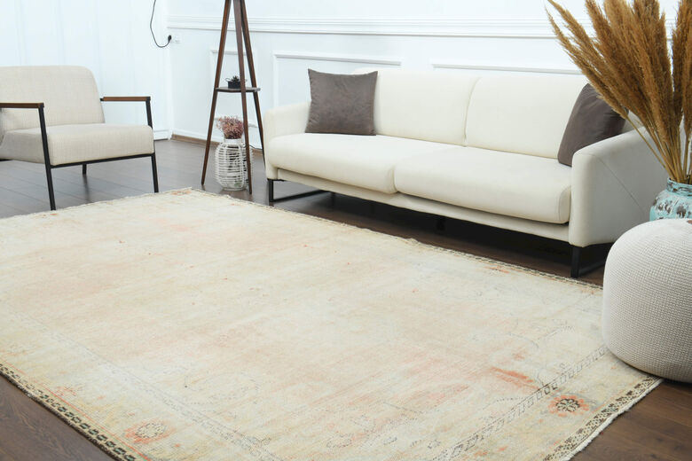 Distressed Antique Area Rug