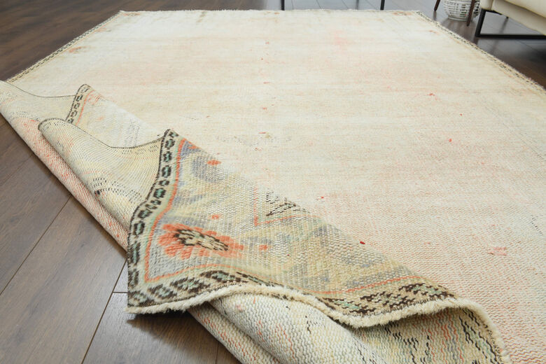 Distressed Antique Area Rug