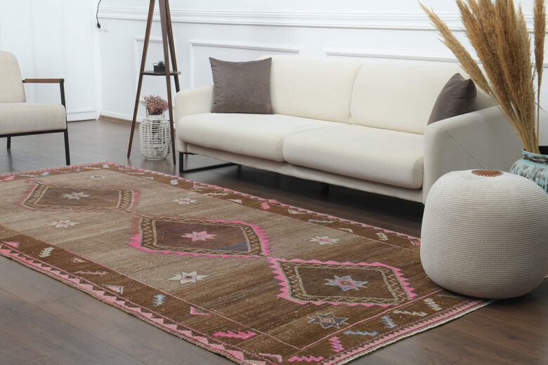 Anatolian Vintage Handwoven Rug