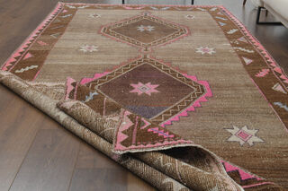 Anatolian Vintage Handwoven Rug - Thumbnail