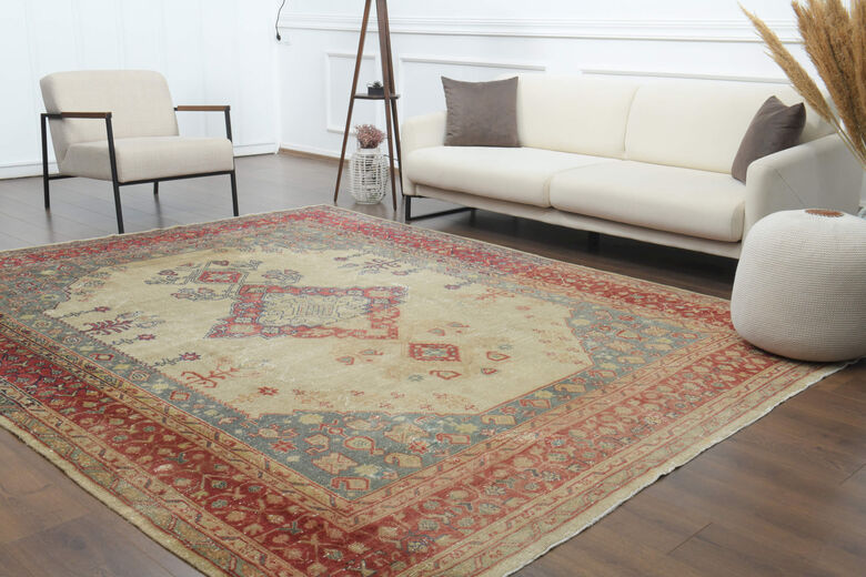 Rare Find, Antique Oversized Area Anatolian Rug