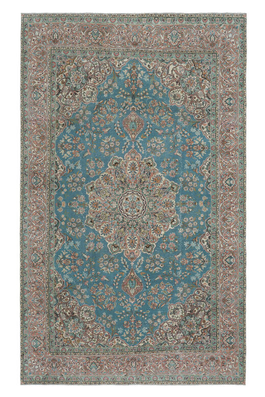 Unique Vintage Blue 7x11 Rug