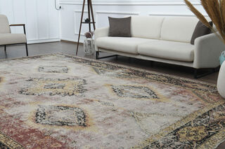 One of a kind Hand Knotted 10x13 Wool Rug - Thumbnail