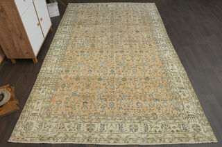 Luxury Hereke Floral Oversized Rug - Thumbnail