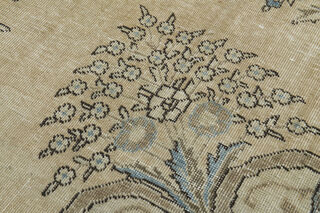 Brown Green Vintage Area Rug - Thumbnail