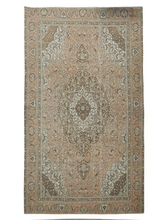 Orange Brown Area Rug - Thumbnail