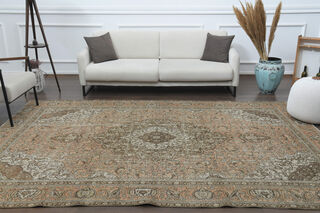 Orange Brown Area Rug - Thumbnail