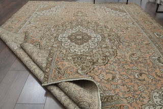 Orange Brown Area Rug - Thumbnail