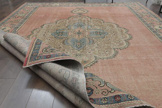 Handmade Pink Area Rug - Thumbnail