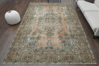 Washable Vİntage Area Rug - Thumbnail