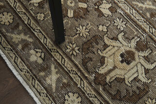 Orange Brown Antique Rug - Thumbnail