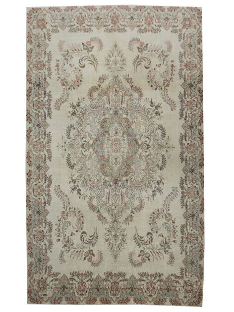 Handmade Beige Area Rug