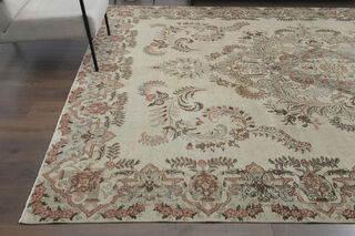 Handmade Beige Area Rug - Thumbnail